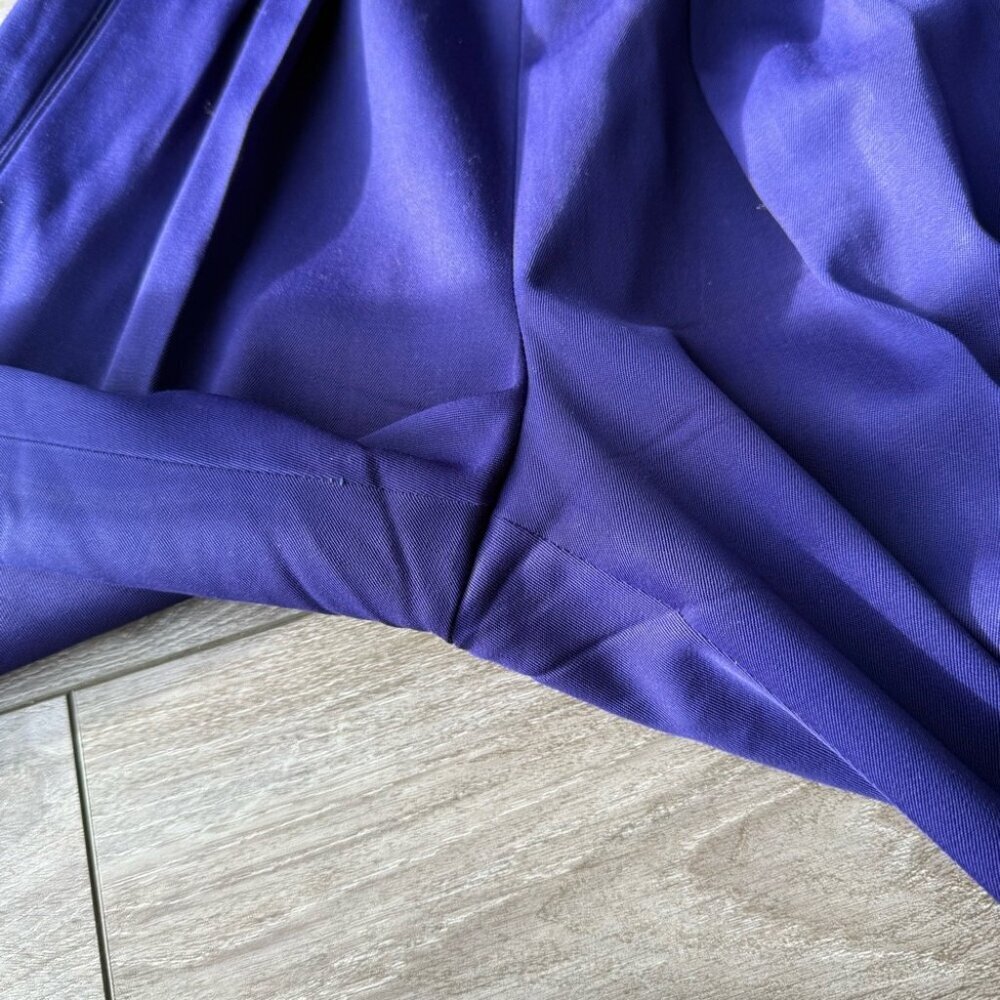 Vintage Vertigo Pour La Ville Pure Wool High Waist Pleated Front Trouser Pants - Picture 8 of 13